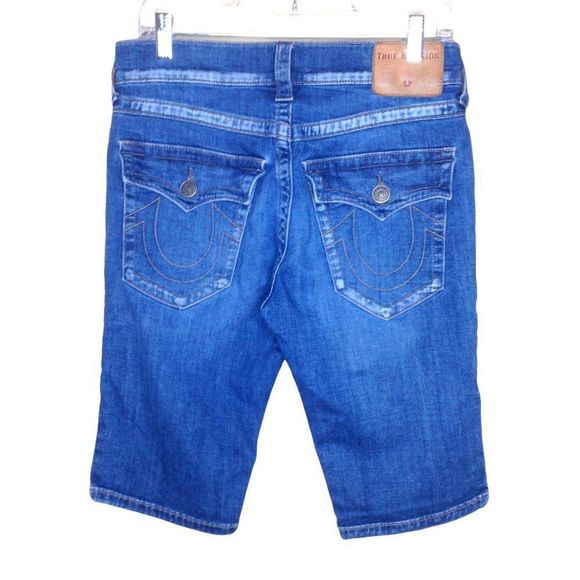 True Religion Distressed Ricky Flap Shorts Relaxed Straight 30 - Picture 2 of 7